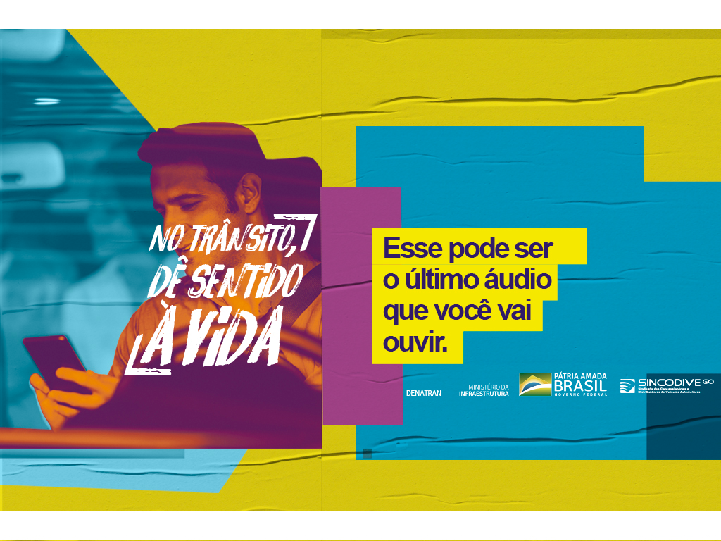 O Sincodive-GO apoia a Campanha Nacional de Trânsito 2019